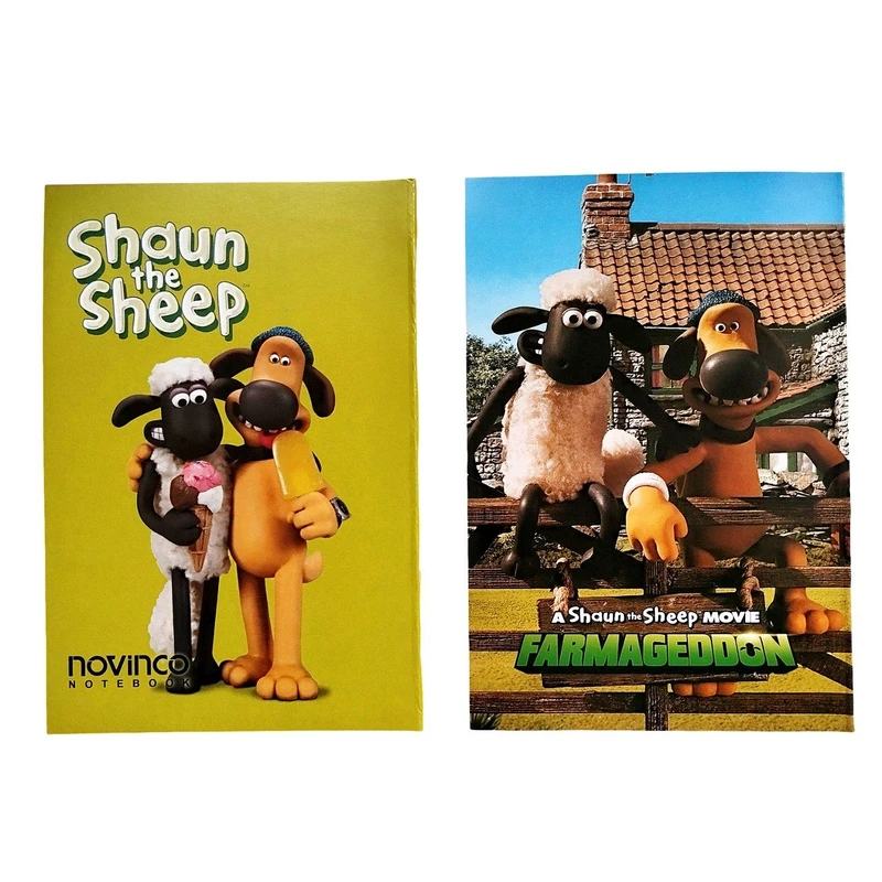 دفتر مشق 40 برگ نوینکو مدل بره ناقلا به همراه دفتر نقاشی