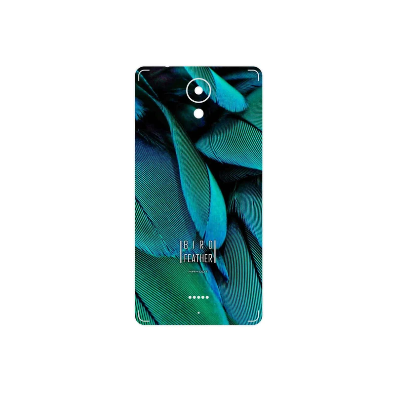 برچسب پوششی ماهوت مدل Green Feather مناسب برای گوشی موبایل اسمارت Art Lite