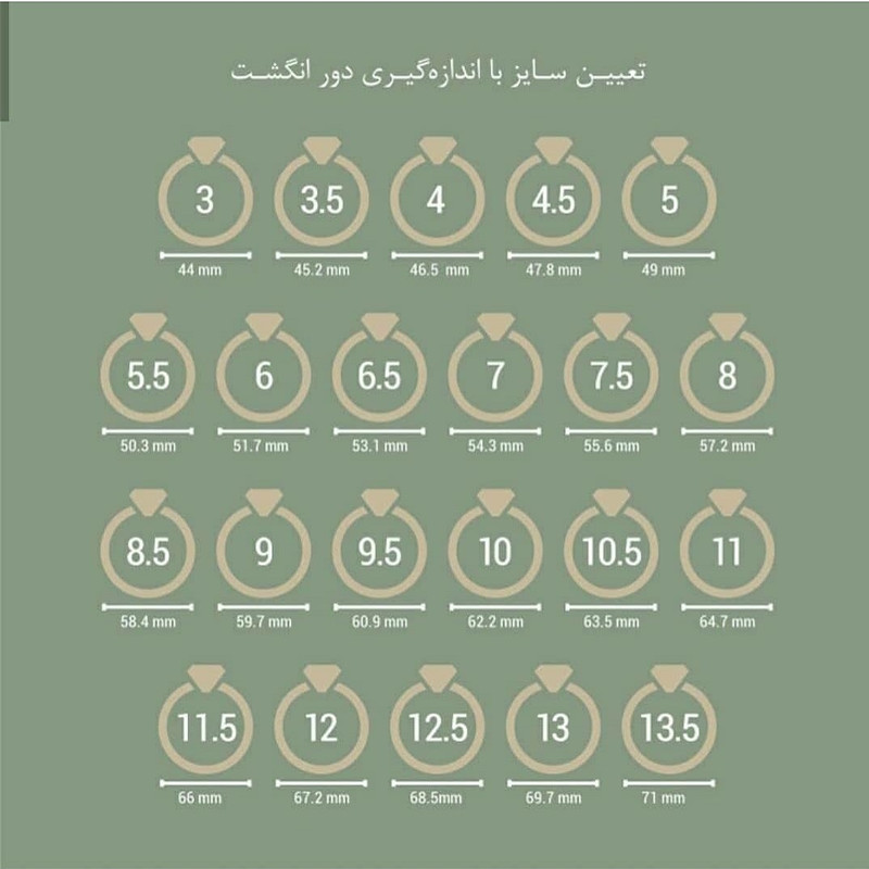 انگشتر طلا 18 عیار زنانه گالری یارطلا کد ANK01-16 - 10