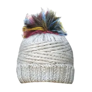کلاه بافتنی دخترانه کولزیون کد 608