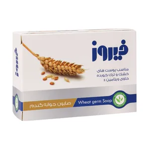 صابون شستشو فیروز مدل جوانه گندم  وزن 100 گرم مجموعه 2 عددی