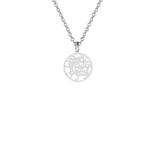 گردنبند نقره زنانه هایکا مدل زخم هایم همه از عشق است کد n.ha2-622