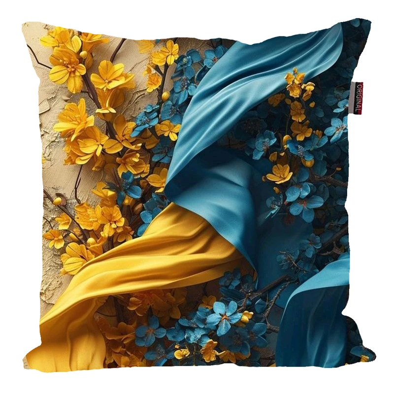 کوسن مدل فوق العاده زیبا گل کد 1524