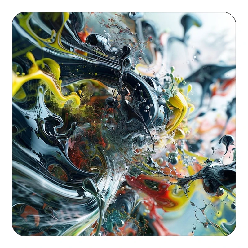 مگنت کاکتی طرح نقاشی رنگ روغن مدل mp69483