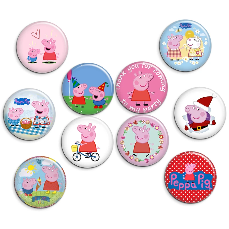 پیکسل پرمانه طرح پپا پیگ کد pmg.25 مجموعه 10 عددی