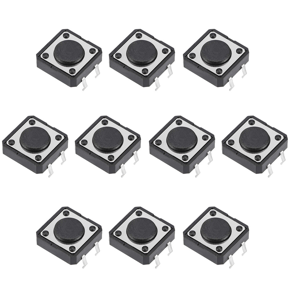 میکرو سوئیچ مدل Vertical-12×12×4.3-4P بسته 10 عددی