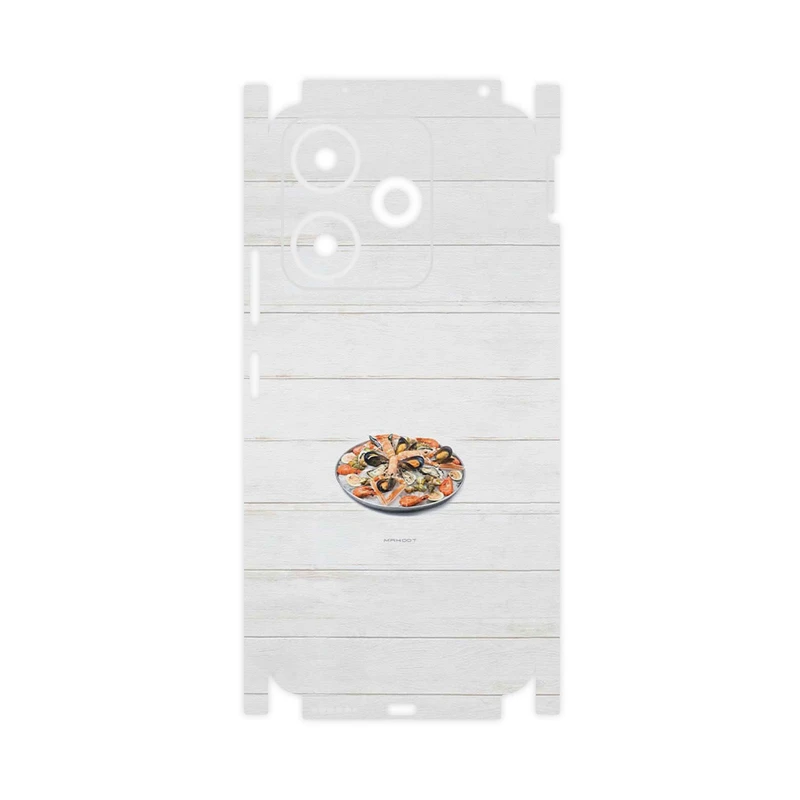 برچسب پوششی ماهوت مدل Seafood-FullSkin مناسب برای گوشی موبایل شیائومی Redmi 13x