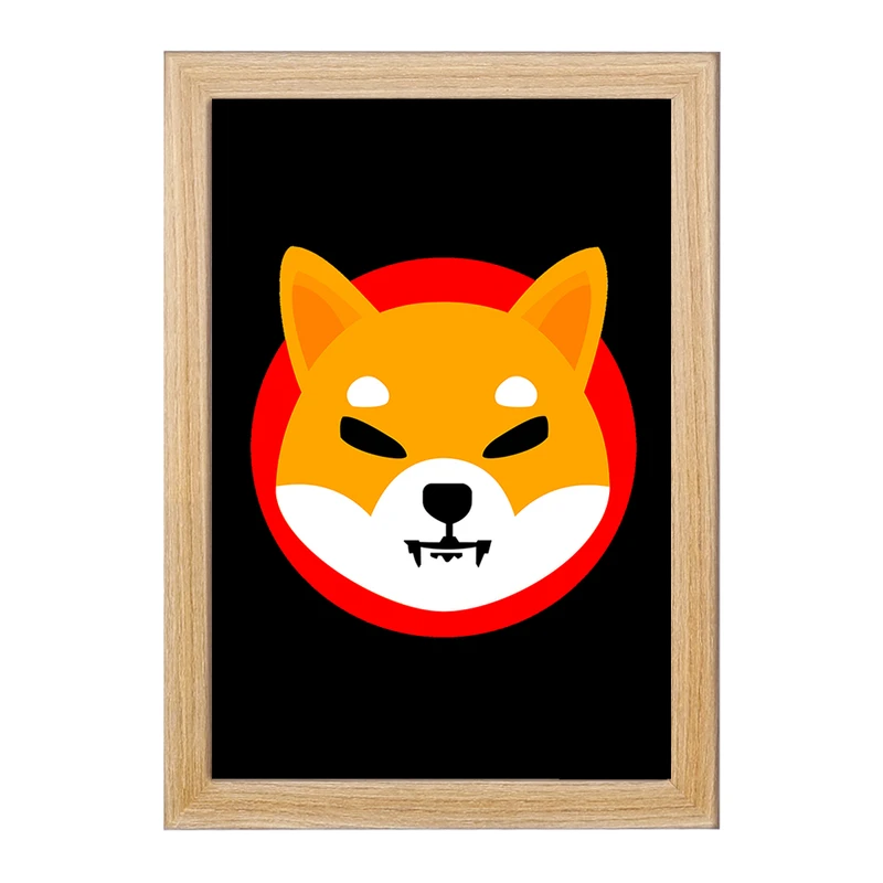 تابلو خندالو مدل ارز دیجیتال شیبا اینو  کد 10884