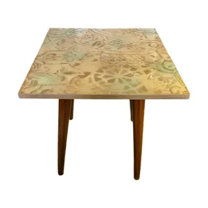 میز عسلی مربعی مدل فیروزه کد ۱۰۰۱