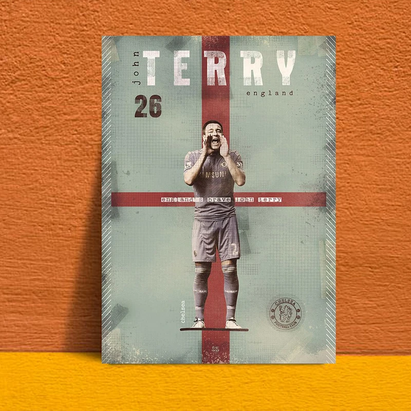 تابلو شاسی طرح پوستر ورزشی مدل جان تری کد FS54