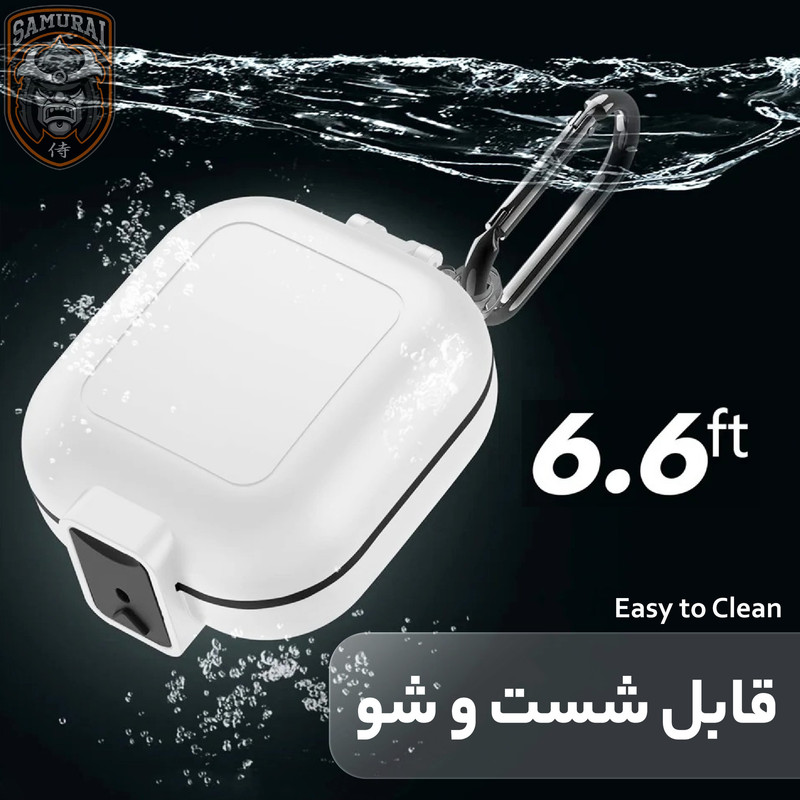 کاور سامورایی مدل Quad-38 مناسب برای کیس هدفون سامسونگ Galaxy Buds Live / Buds Pro / Buds 2 / Buds 2 Pro / Buds FE / Buds Core