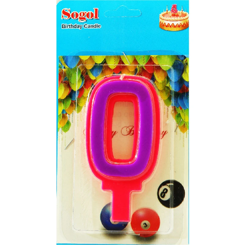 شمع سوگل طرح عدد 0