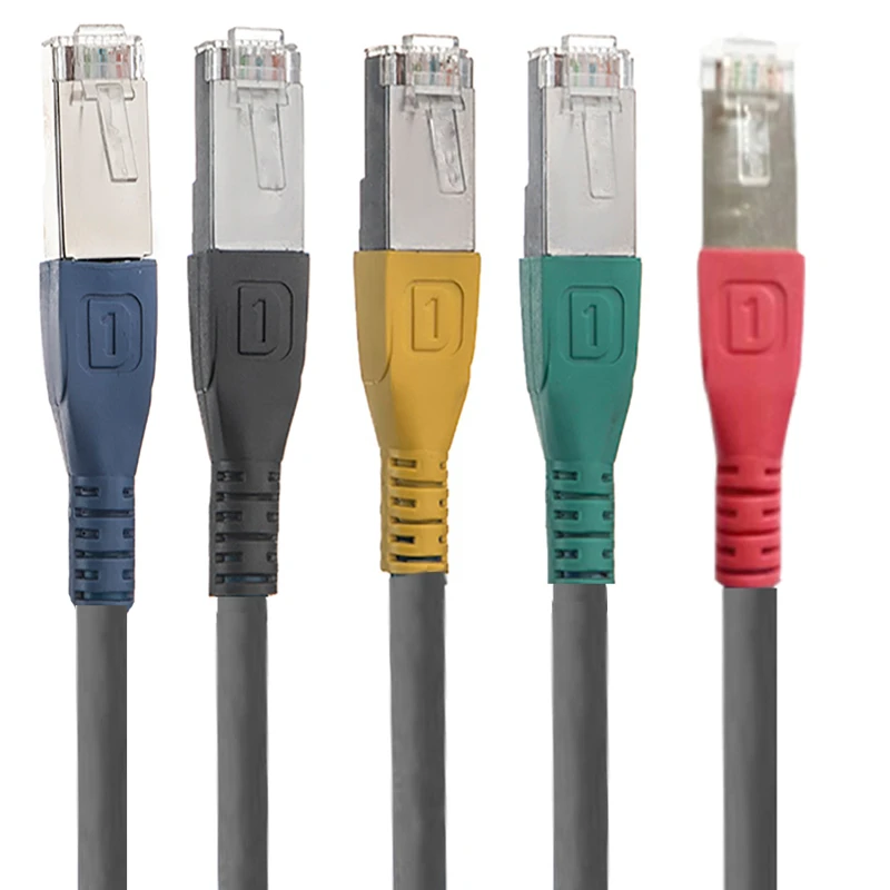 کابل شبکه cat 6 UTP مدل 20 Vinyll  به طول 1.5 متر بسته 5 عددی