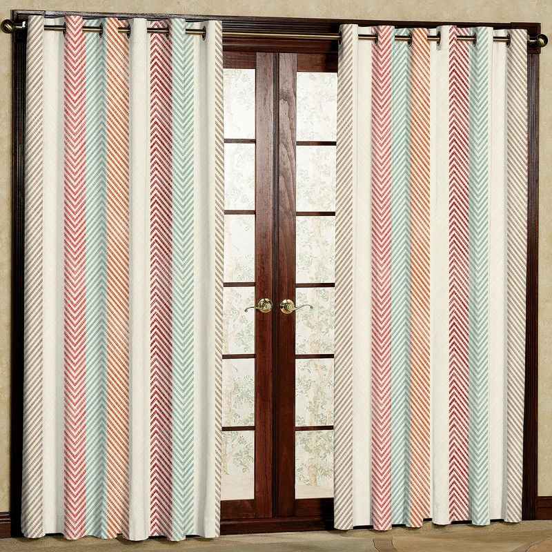 پرده مدل رنگی رنگی مخمل پانچی کد 2708 سایز 200x140 سانتی متر