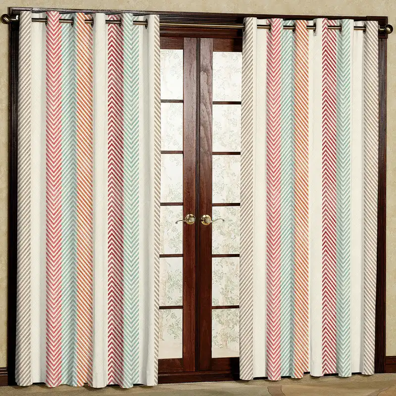 پرده مدل رنگی رنگی مخمل پانچی کد 2708 سایز 200x140 سانتی متر