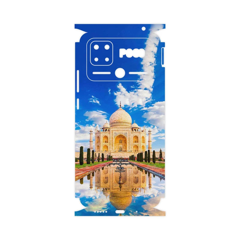 برچسب پوششی ماهوت مدل The Taj Mahal-FullSkin مناسب برای گوشی موبایل شیائومی Poco C40