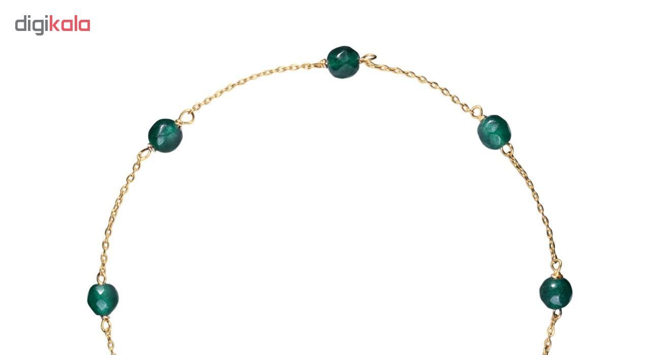 دستبند طلا 18 عیار زنانه گالری مرجان مدل 0879 -  - 2