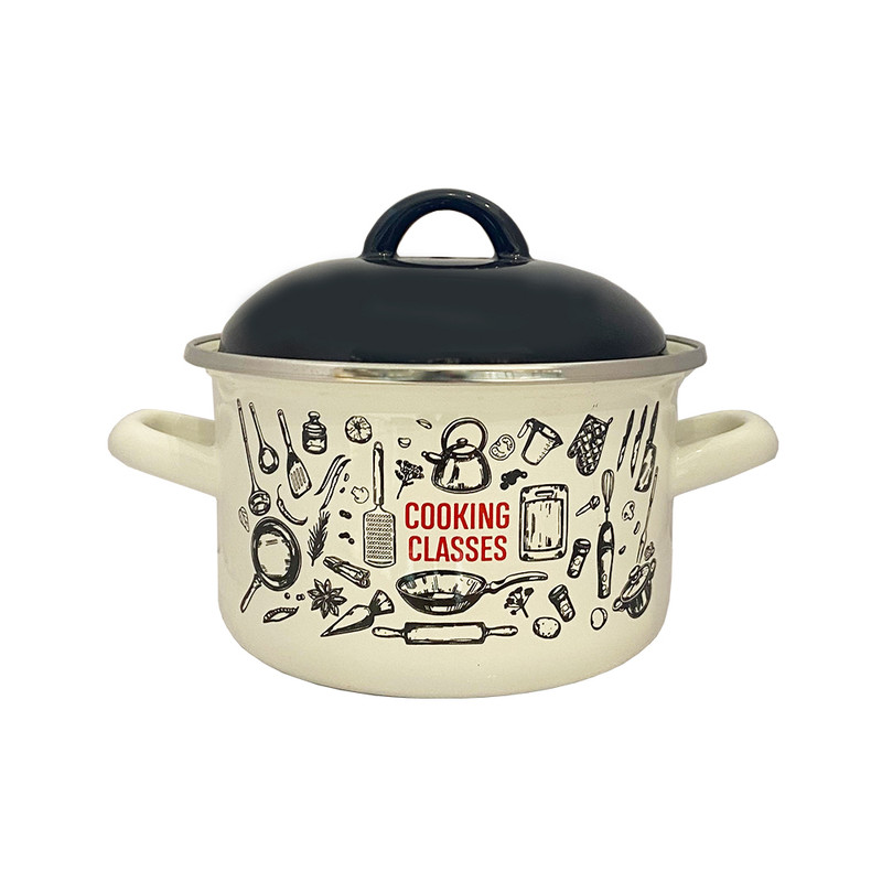 سرویس قابلمه 6 پارچه مدل لعابی کد 4370