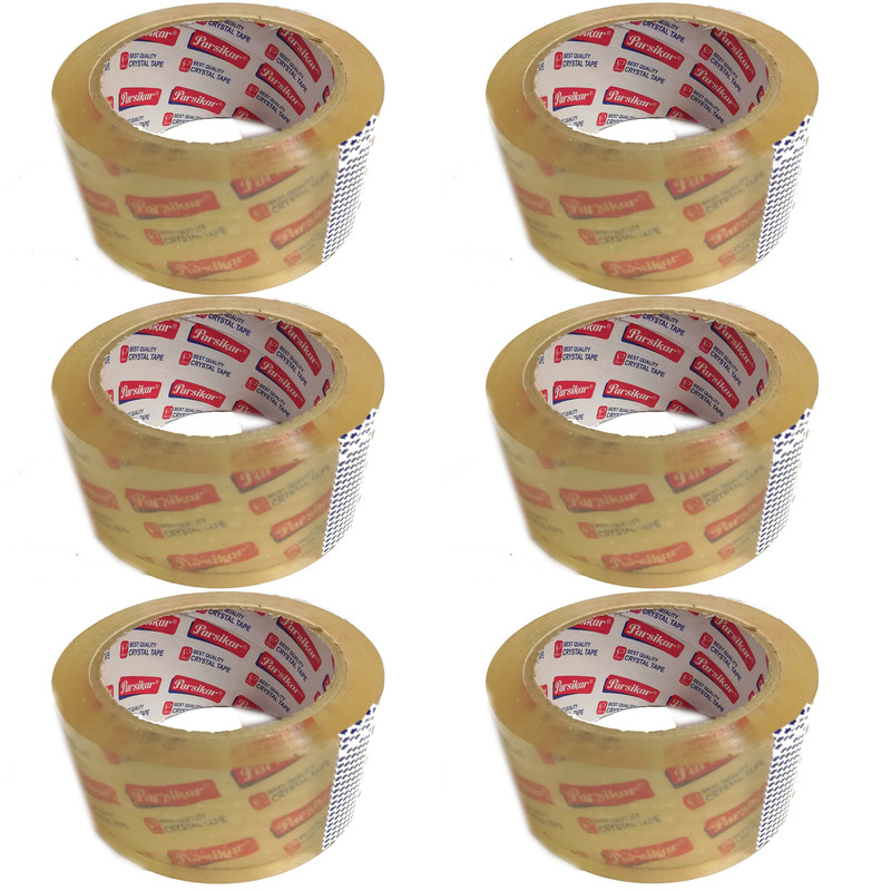 چسب نواری پارسی کار عرض 4.8 کد 1006 بسته 6 عددی