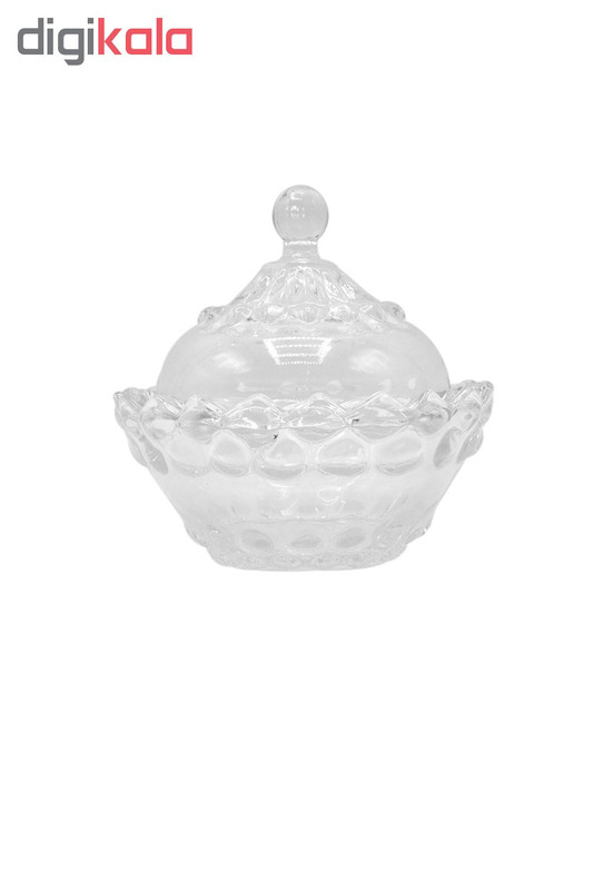 قندان شیشه و بلور اصفهان مدل یاقوت کد 130