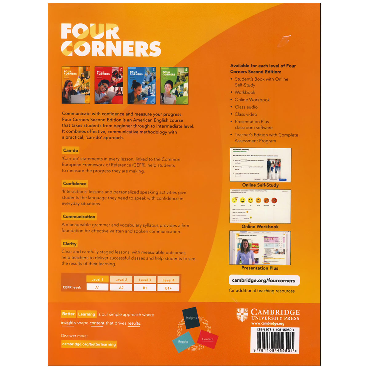 کتاب four corners 1 2nd اثر Jack C. Richards and David Bohlke انتشارات کمبریج کتاب four corners 1 2nd اثر Jack C. Richards and David Bohlke انتشارات کمبریج