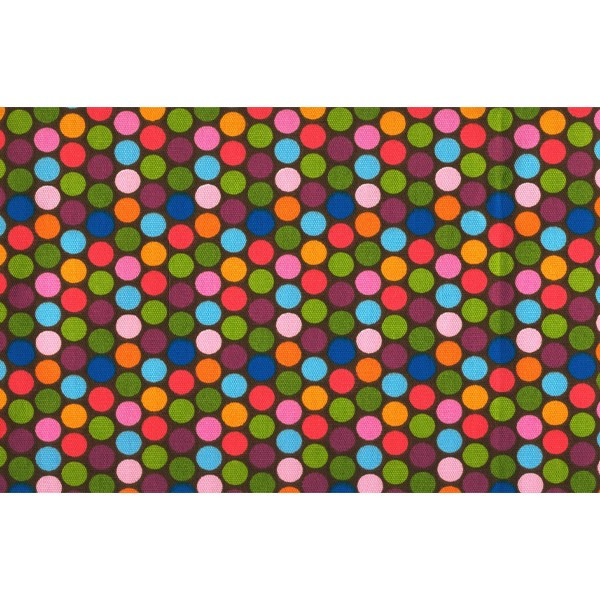 دستمال سفره کتان 36 × 36 رزین تاژ طرح خالدار رنگی