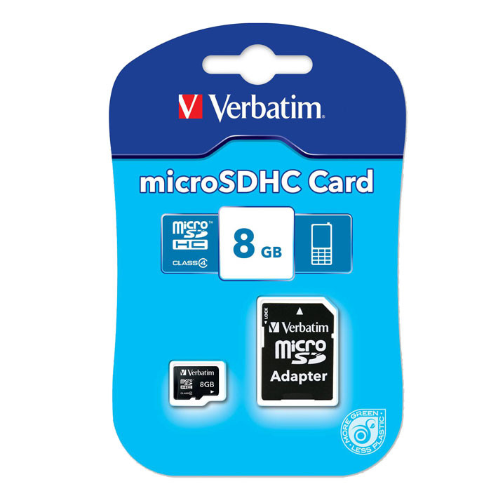 کارت حافظه microSDHC ورباتیم مدل Premier کلاس 10 استاندارد UHS-I U1 سرعت 100MBps ظرفیت 8 گیگابایت به همراه آداپتور SD