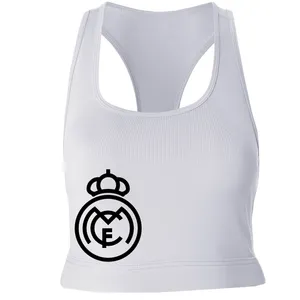 نیم تنه ورزشی زنانه مدل REAL MADRID کد P003 رنگ سفید