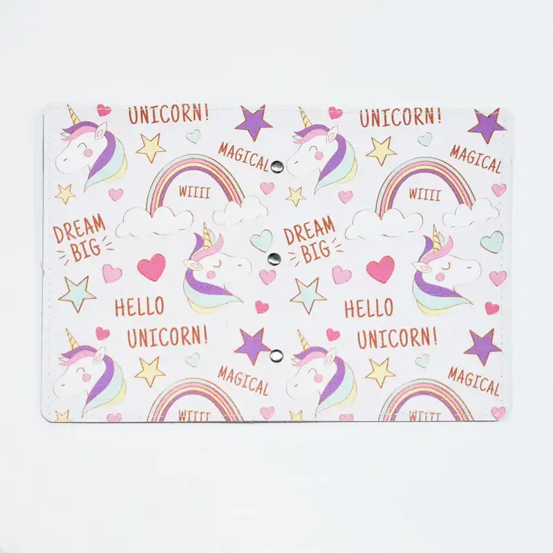 کیف مدارک طرح یونیکورن مدل DBA200106