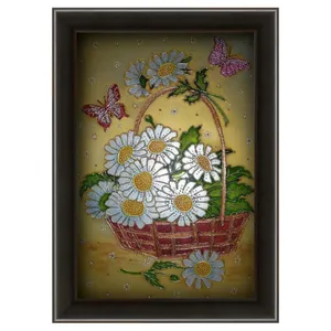 تابلو ویترای طرح گل کد 2342303