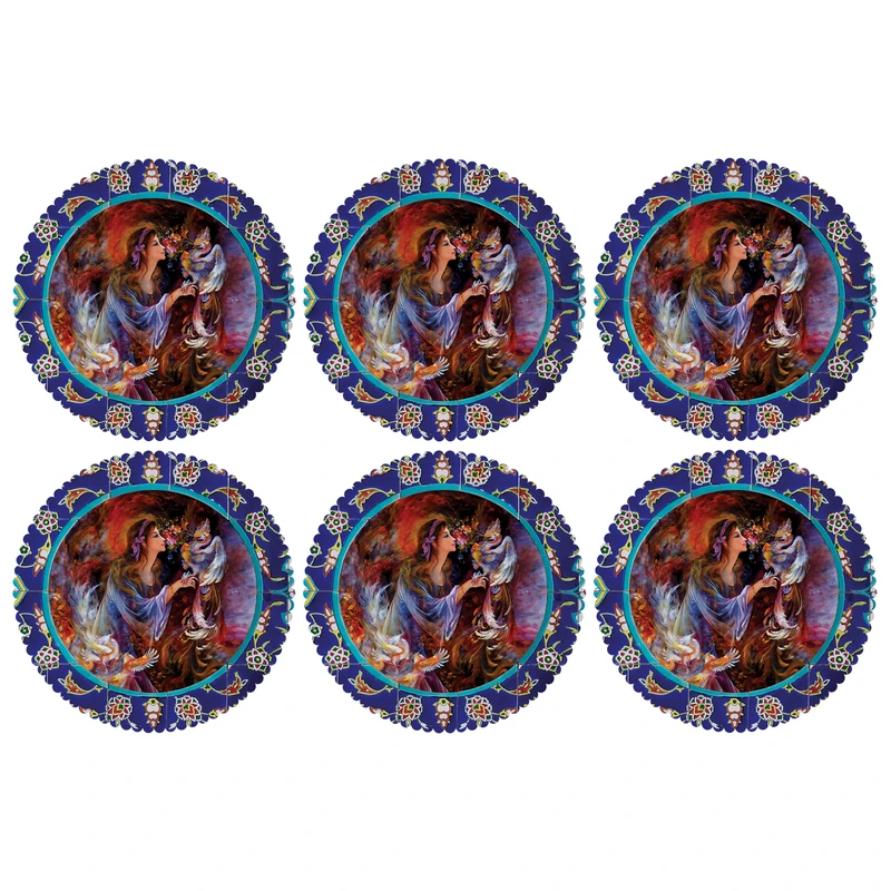 زیربشقابی مدل U2-42419 بسته 6 عددی