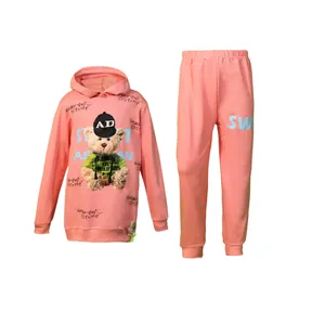 ست هودی و شلوار دخترانه مدل خرسی 18