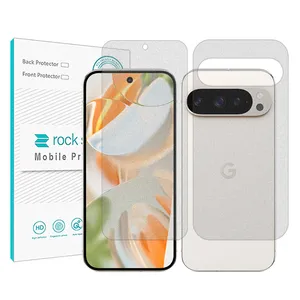 Rock space Resistant model matte screen protector suitable for Google Pixel 9 Pro mobile phone along with the back protector