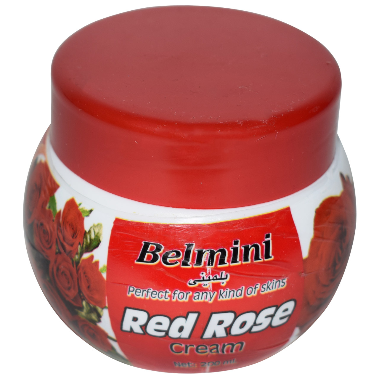 کرم مرطوب کننده دست و صورت بلمینی مدل Red Rose حجم 200 میلی لیتر