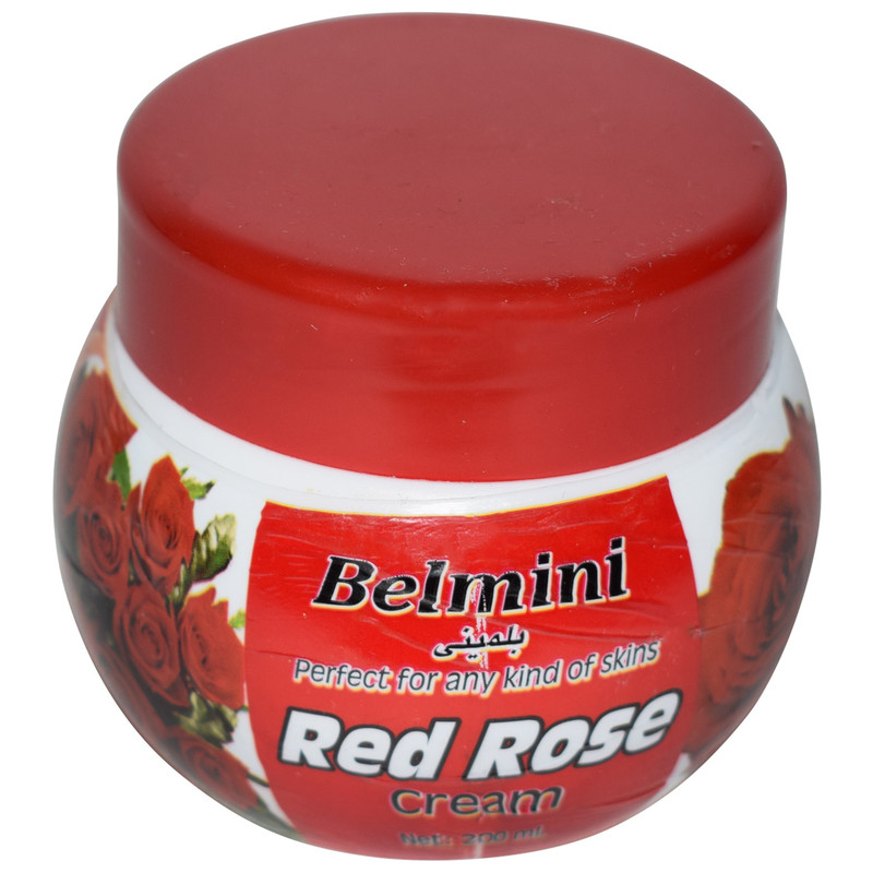 کرم مرطوب کننده دست و صورت بلمینی مدل Red Rose  حجم 200 میلی لیتر