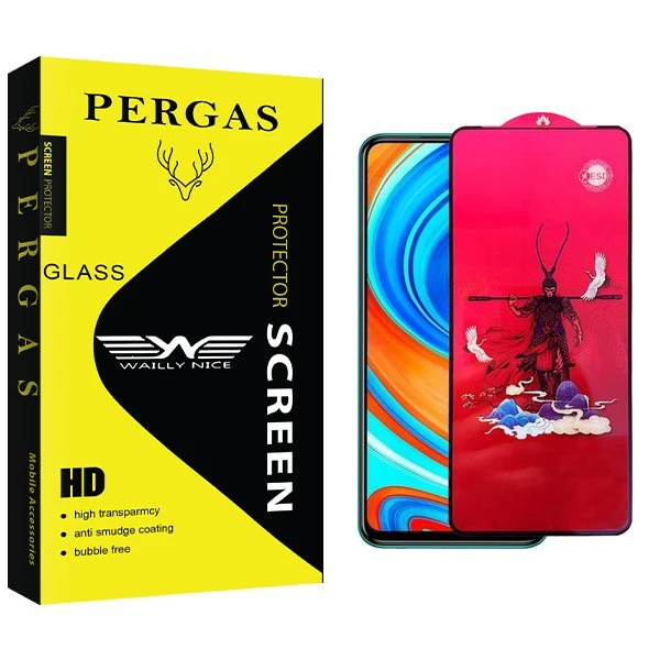 محافظ صفحه نمایش وایلی نایس مدل Pergas King مناسب برای گوشی موبایل شیائومی Redmi Note 9 Pro