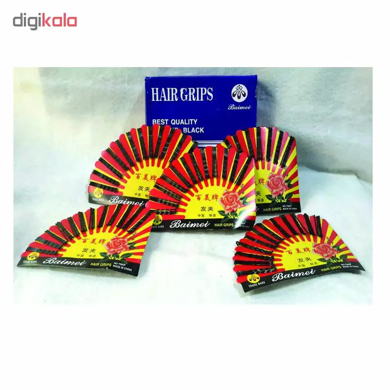 سنجاق مو مدل G103 بسته 60 عددی