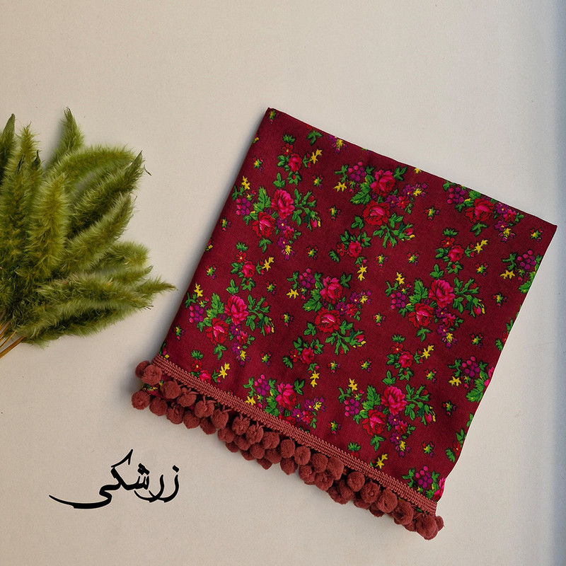 شال زنانه مدل گل ریز شال زنانه مدل گل ریز