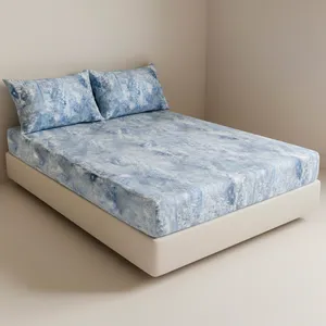 سرویس ملحفه آدنو مدل پتینه کد BC01 دونفره 3تکه