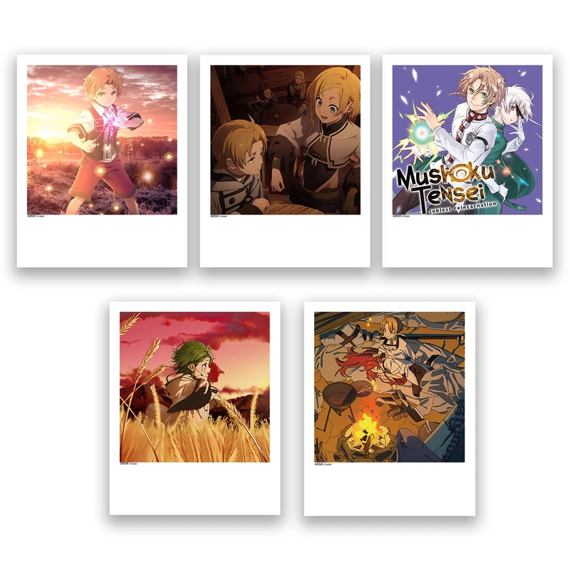 آویز تزیینی عرش مدل انیمه تناسخ بیکار mushoku tensei کد Asa042 مجموعه 5عددی