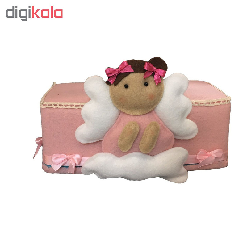 ست سطل و جادستمال کاغذی اتاق کودک طرح فرشته