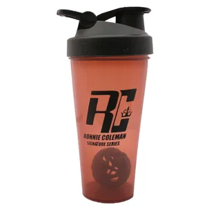 شیکر شفاف اسپورتز مدل RONNIE COLEMAN کد B569 ظرفیت 0.7 لیتر