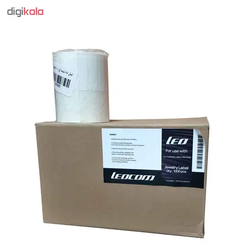 برچسب پرینتر لیبل زن لیوکام مدل دم شیشه ای