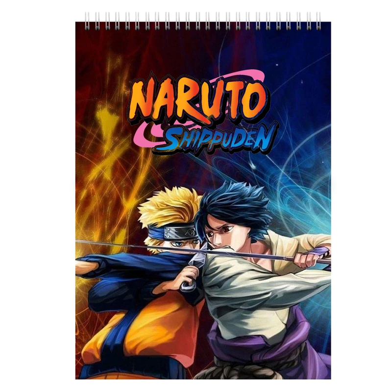 دفتر یادداشت بادکنک آبی طرح انیمه ناروتو مدل Naruto1 
