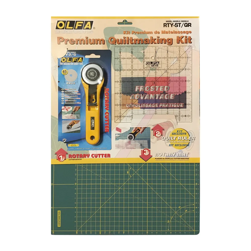 ست صفحه برش کاتر و خط کش الفا مدل RTY-ST/QR