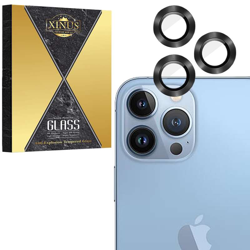 محافظ لنز دوربین فلزی ژینوس مدل XRING مناسب برای گوشی موبایل اپل iPhone 13 Pro Max / 13 Pro محافظ لنز دوربین فلزی ژینوس مدل XRING مناسب برای گوشی موبایل اپل iPhone 13 Pro Max / 13 Pro