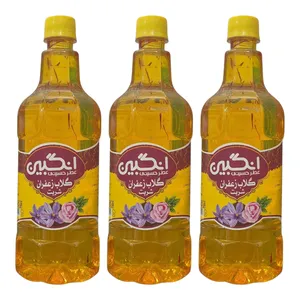 شربت گلاب زعفران انگبین - 1 لیتر بسته 3 عددی