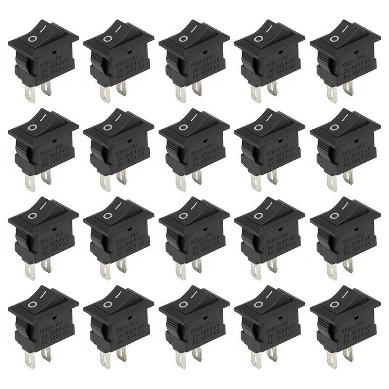 کلید راکر مدل 2 پایه KCD1-11 بسته 20 عددی