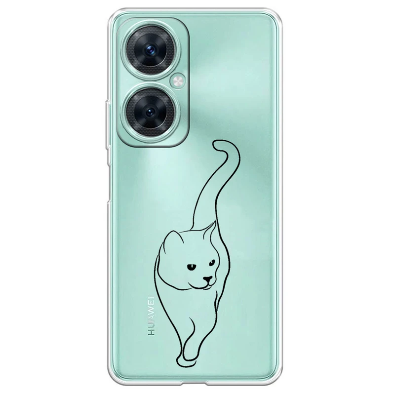 کاور مگافون طرح گربه مدل C60-B مناسب برای گوشی موبایل هوآوی Nova 11i