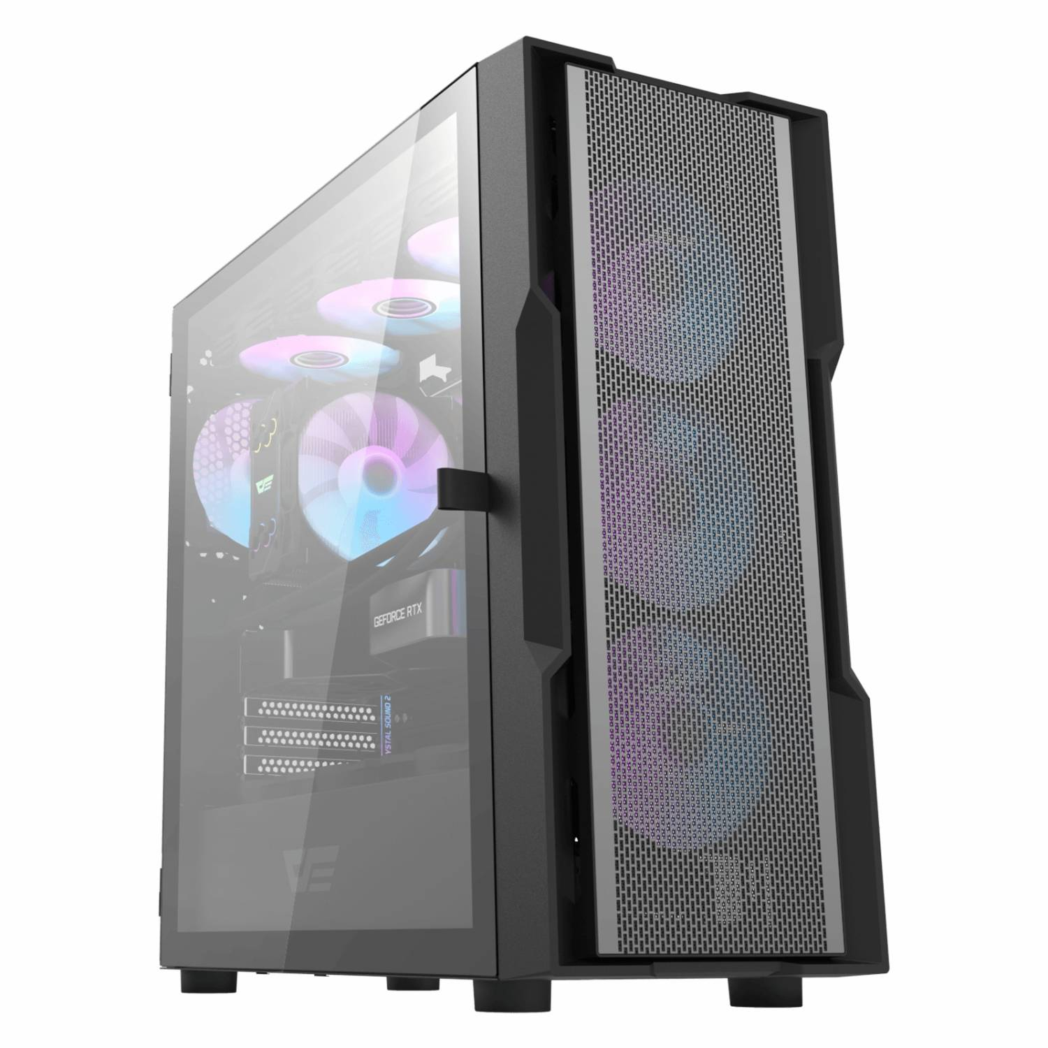 کیس کامپیوتر گیمینگ دارک فلش مدل DK431 Mesh BK